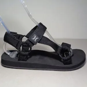 Hurley Size 12 M RIVER Black Sport Sandals New Men\'s Shoes Hurley Size 12 M RIVER Black Sport Sandals Men main image 3